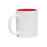 Tasse weiss Wappen