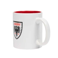 Tasse weiss Wappen